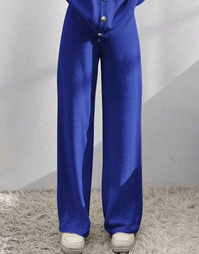 niebieskie spodnie casual