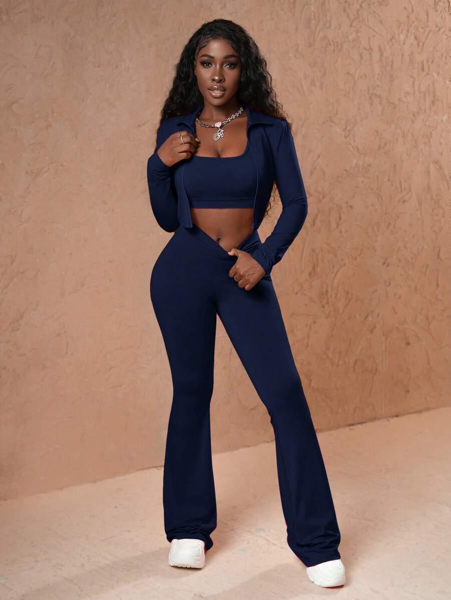 top bluza spodnie komplet