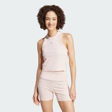 ADIDAS TOP LOUNGE RIBBED CROP IY6735