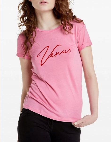 różowy t-shirt napis VENUS