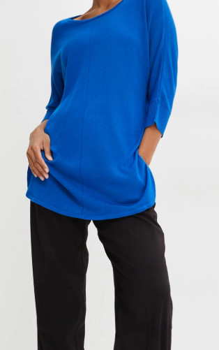SWETER Z DZIANINY