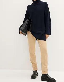 OVERSIZE'OWY SWETER Z GOLFEM