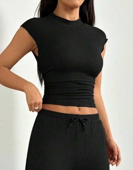czarny top tekstura