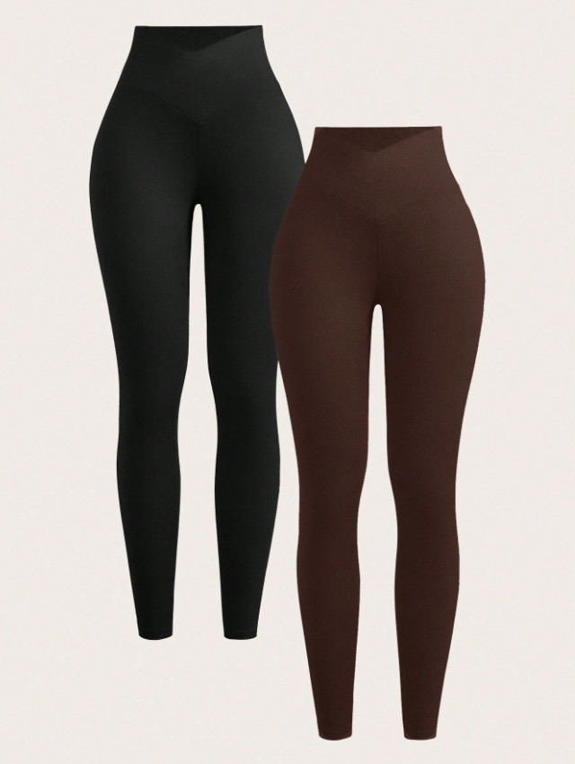 LEGGINSY WYSOKI STAN 2-PACK