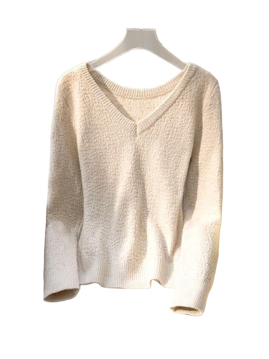 SWETER DAMSKI DEKOLT V