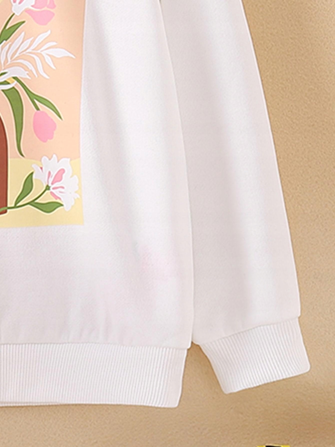 BIAŁA BLUZA PRINT