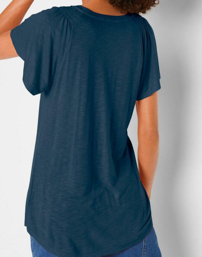 T-SHIRT Z OKRĄGŁYM DEKOLTEM