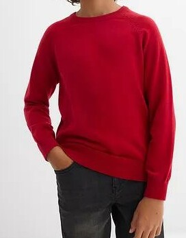 SWETER Z CIENKIEJ BAWEŁNIANEJ DZIANINY