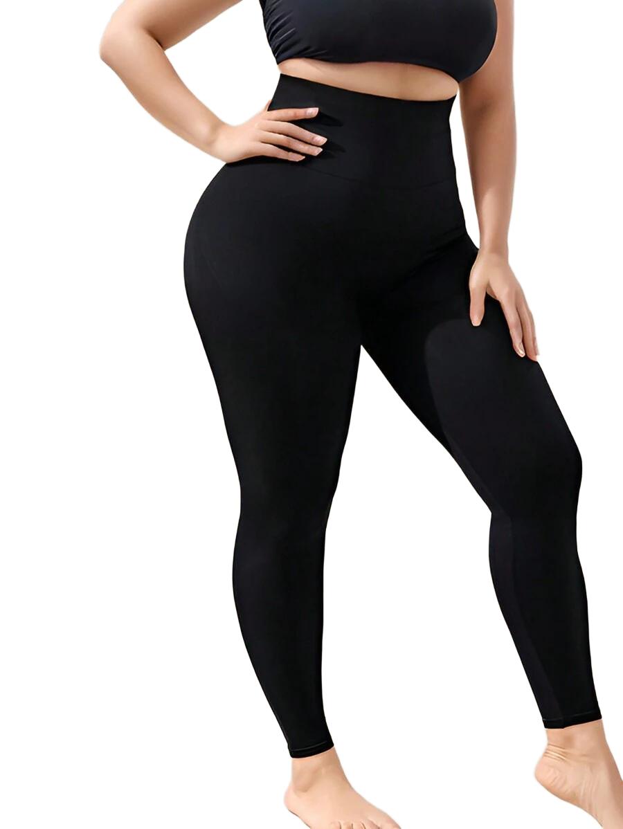 CZARNE LEGGINSY WYSOKI STAN