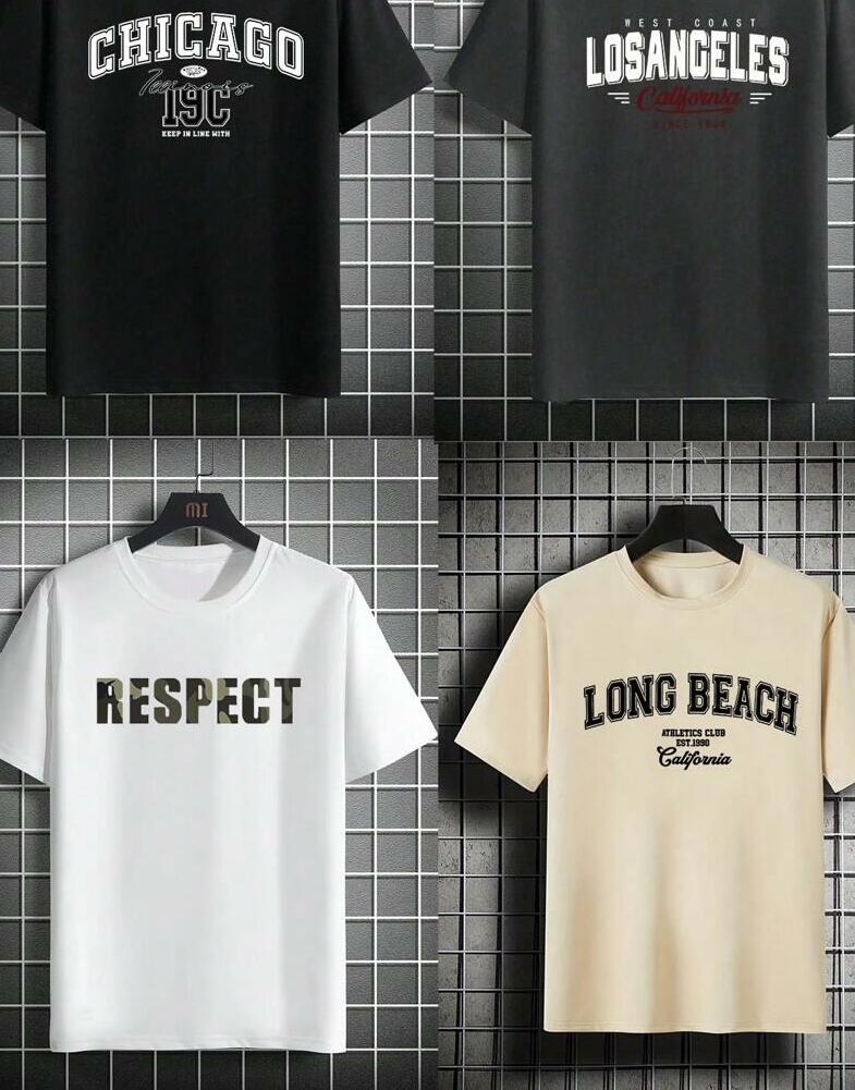 t-shirt nadruk 2-pack