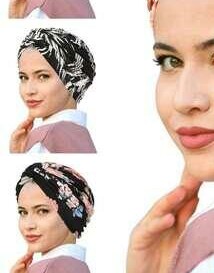 turban na głowę mix wzorów