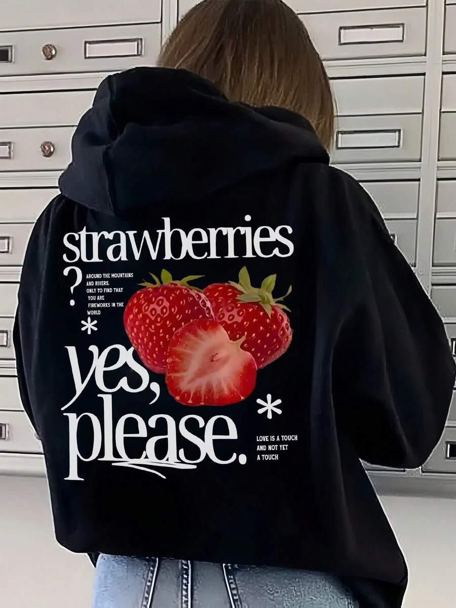 czarna bluza wzór