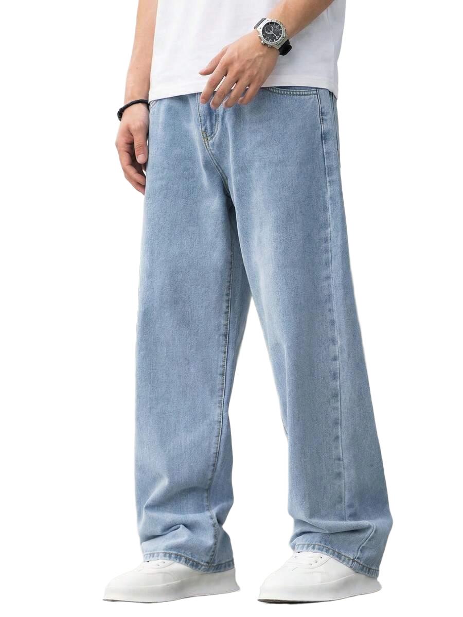 NIEBIESKIE SPODNIE CASUAL