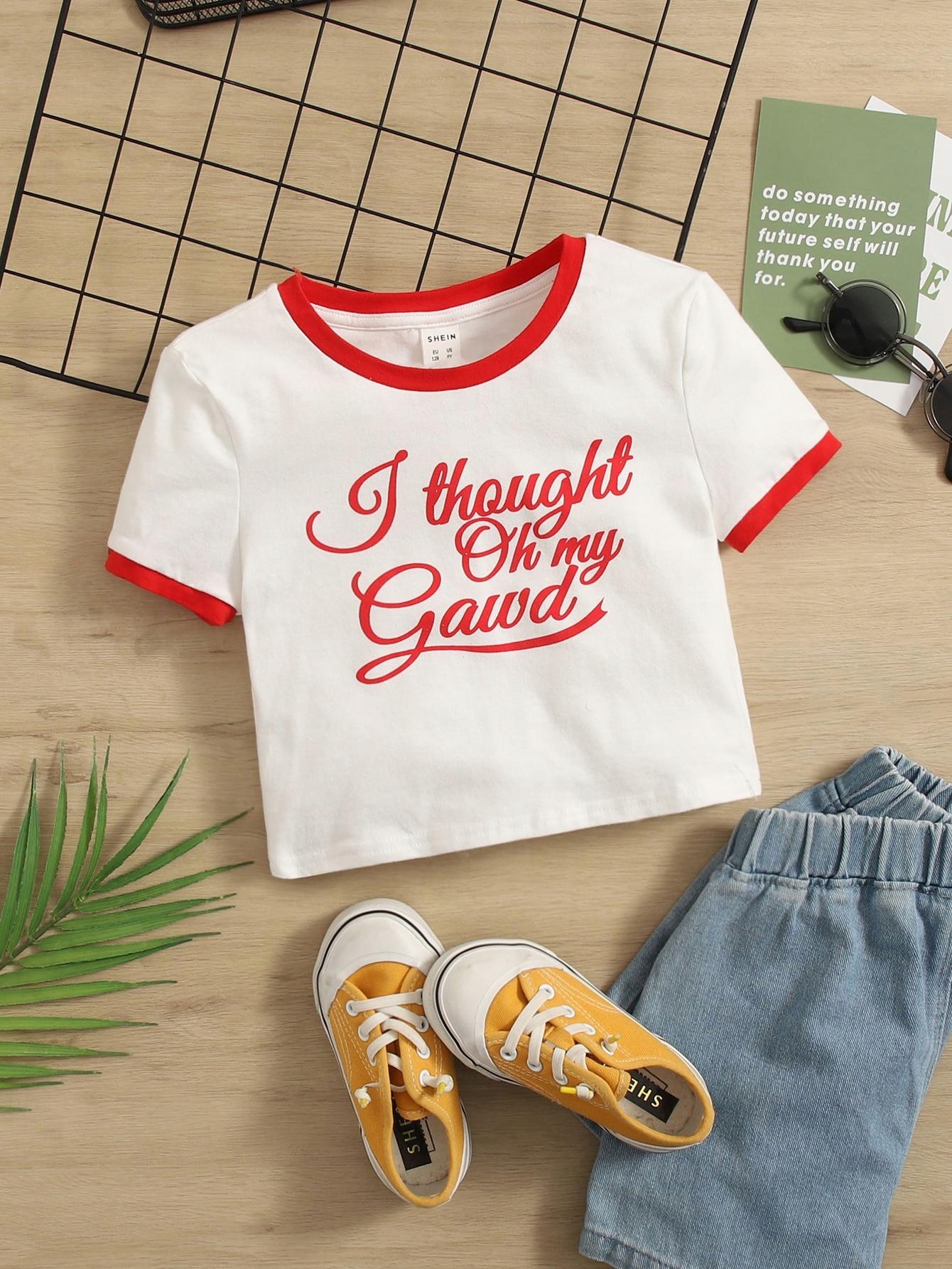 BIAŁY T-SHIRT OKRĄGŁY DEKOLT 