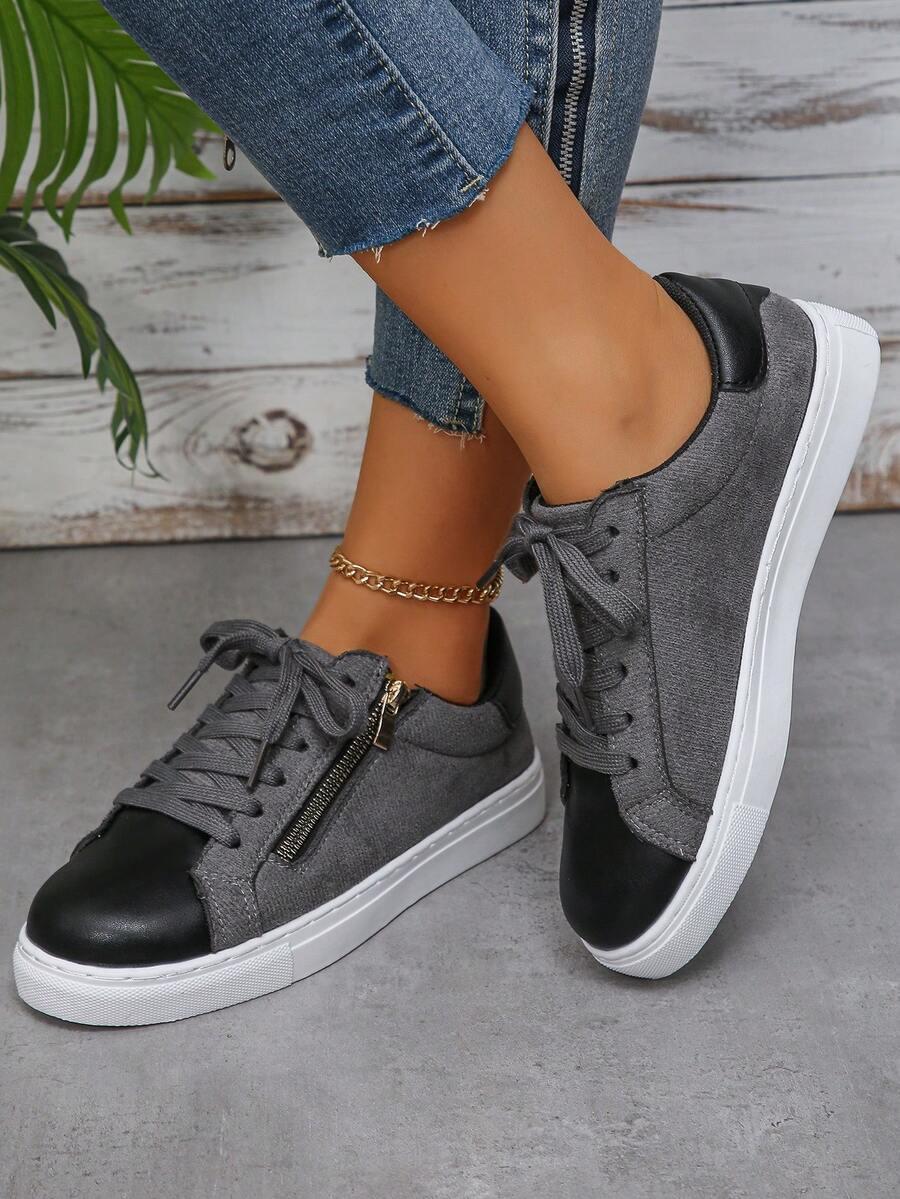 SZARE TRAMPKI casual