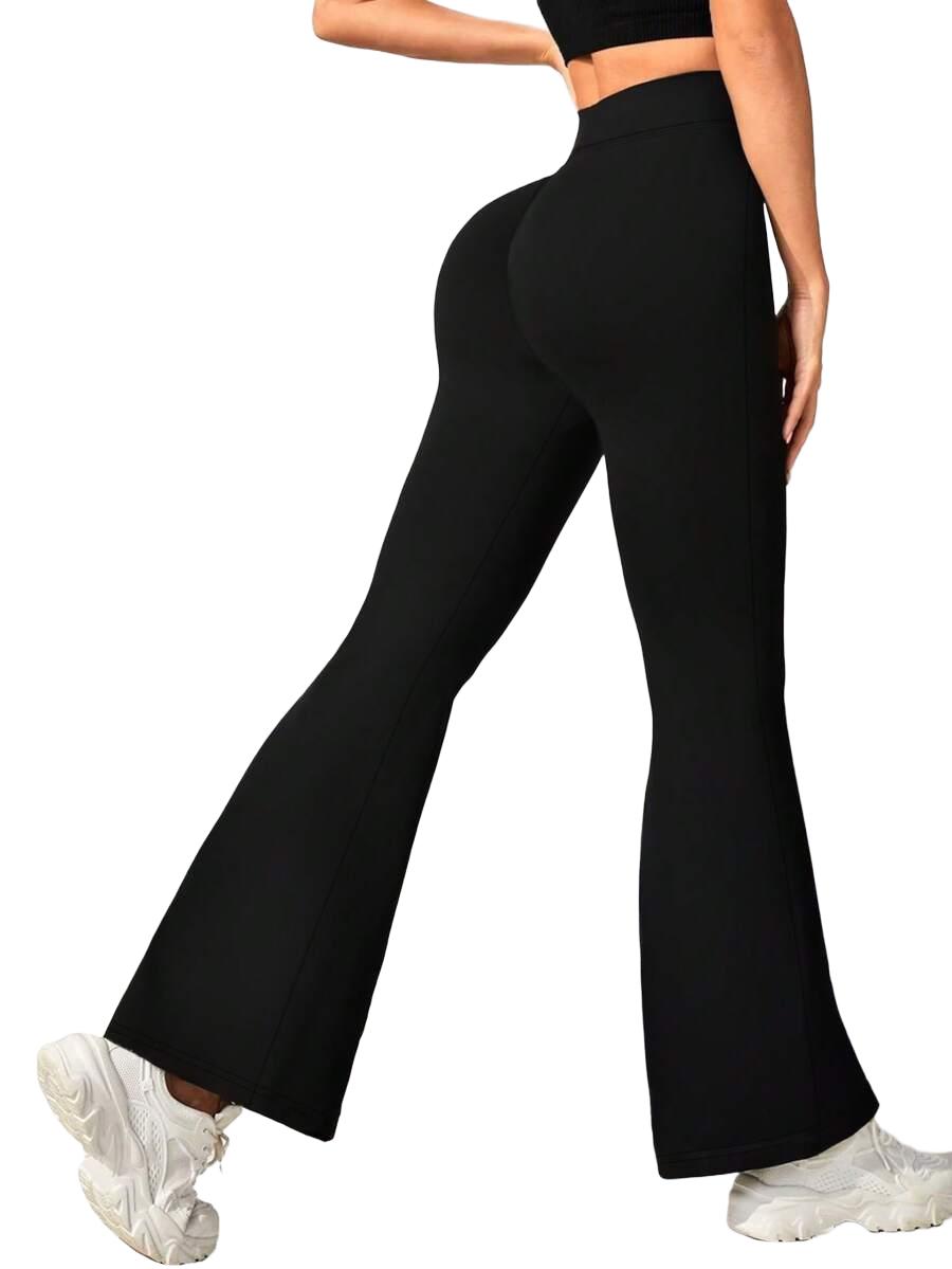 CZARNE LEGGINSY DZWONY