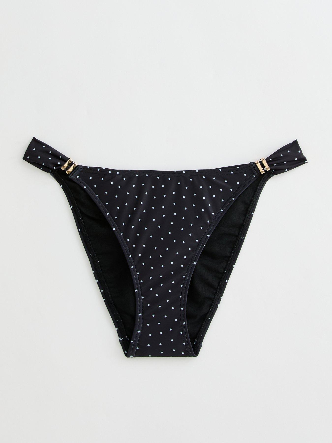 NEW LOOK MAJTKI OD BIKINI W GROSZKI 