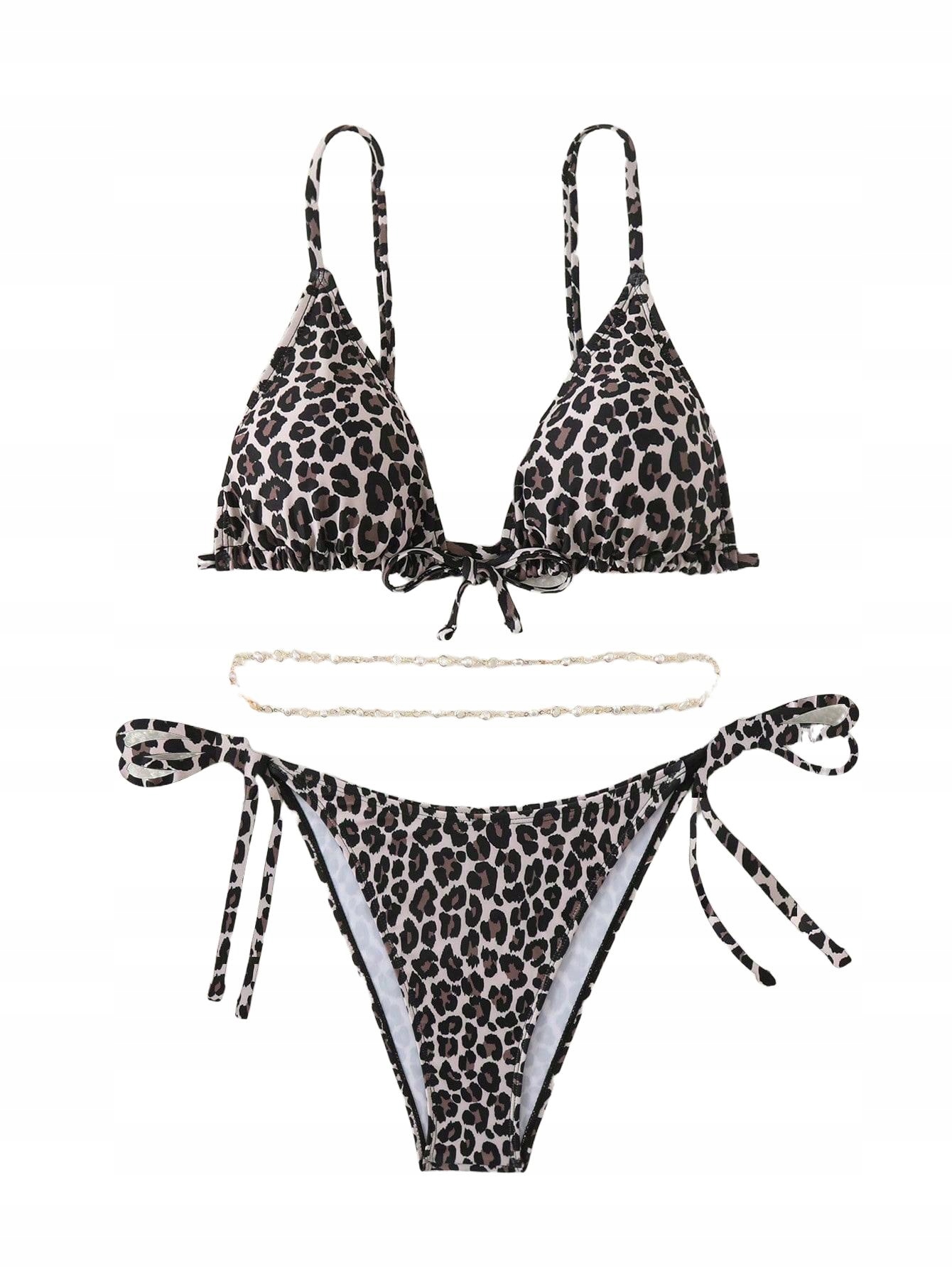 DWUCZĘŚCIOWY STRÓJ KĄPIELOWY ANIMAL PRINT