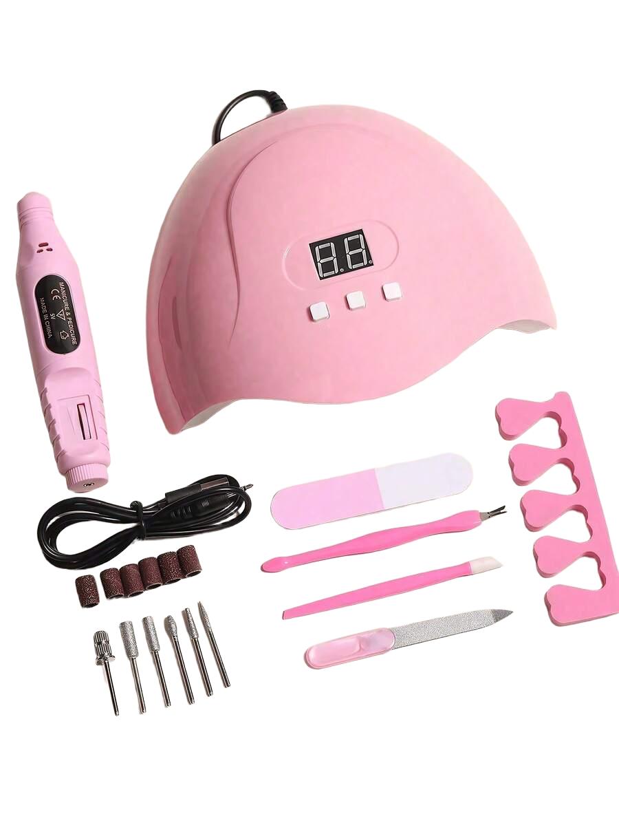 zestaw do manicure lampa frezarka