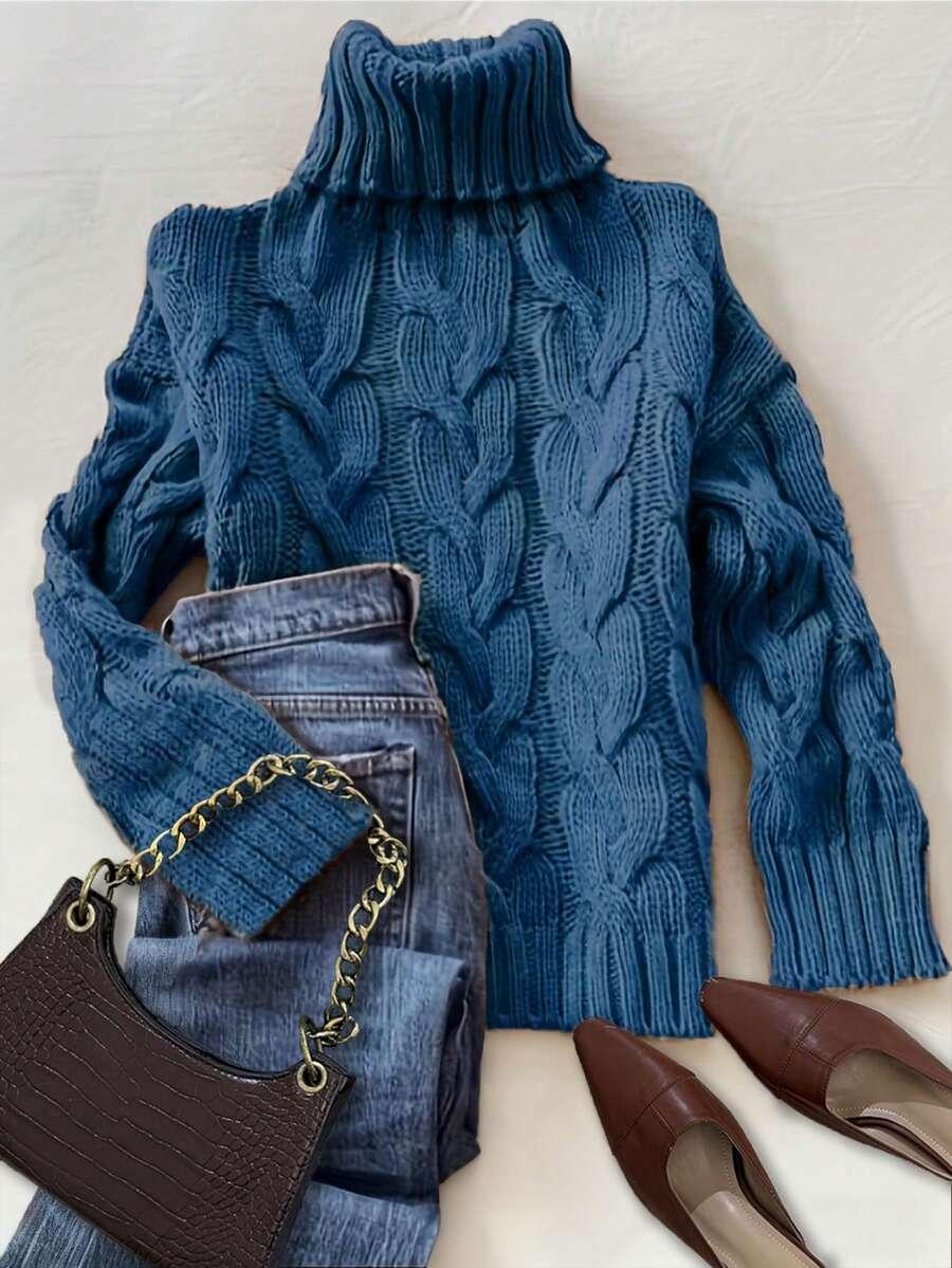 NIEBIESKI SWETER GOLF 
