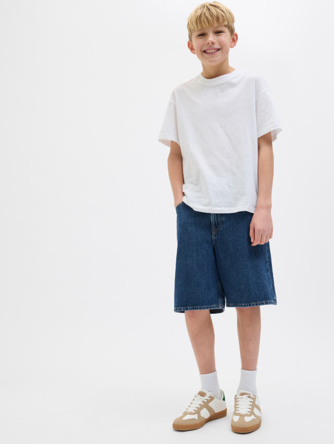 krótkie spodenki jeans