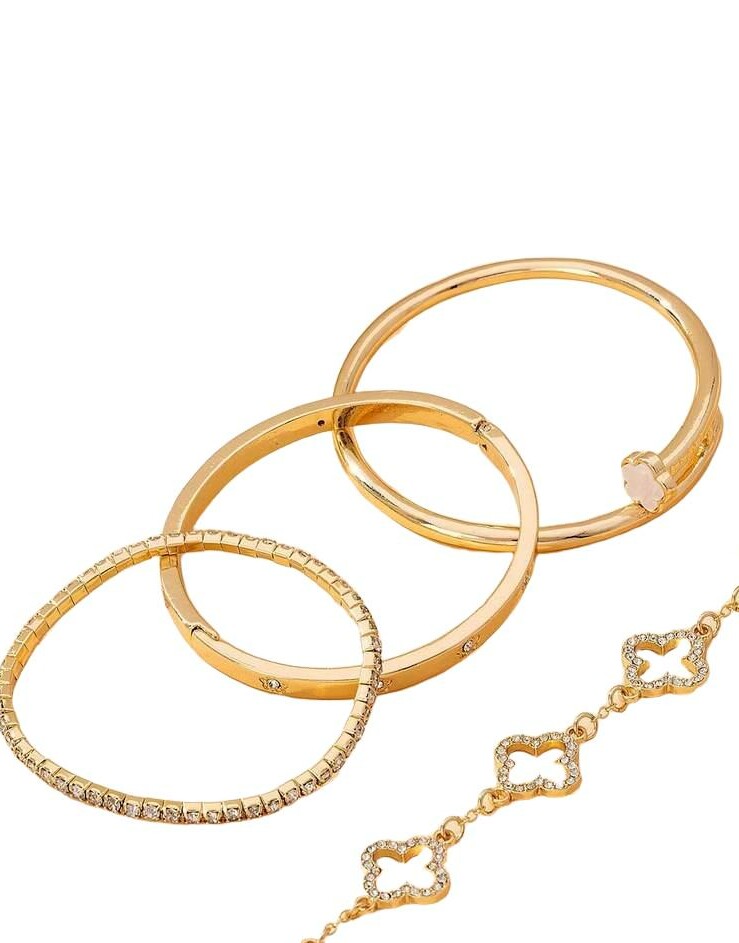 złota bransoletka 3-pack