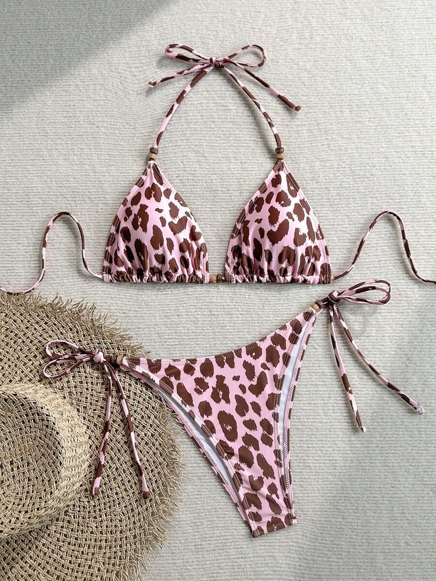 DWUCZĘŚCIOWY STRÓJ KĄPIELOWY ANIMAL PRINT