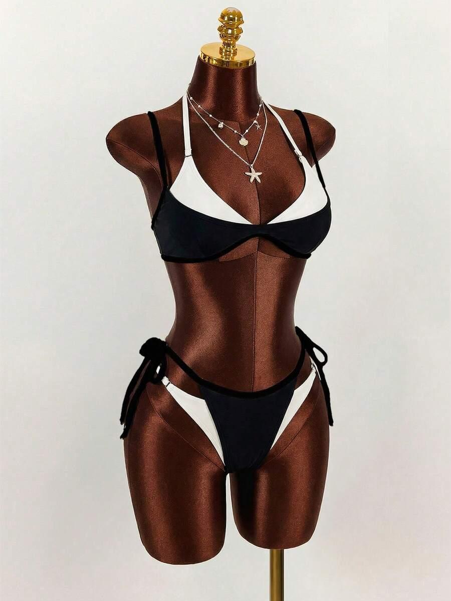 dwuczęściowy kostium kąpielowy bikini