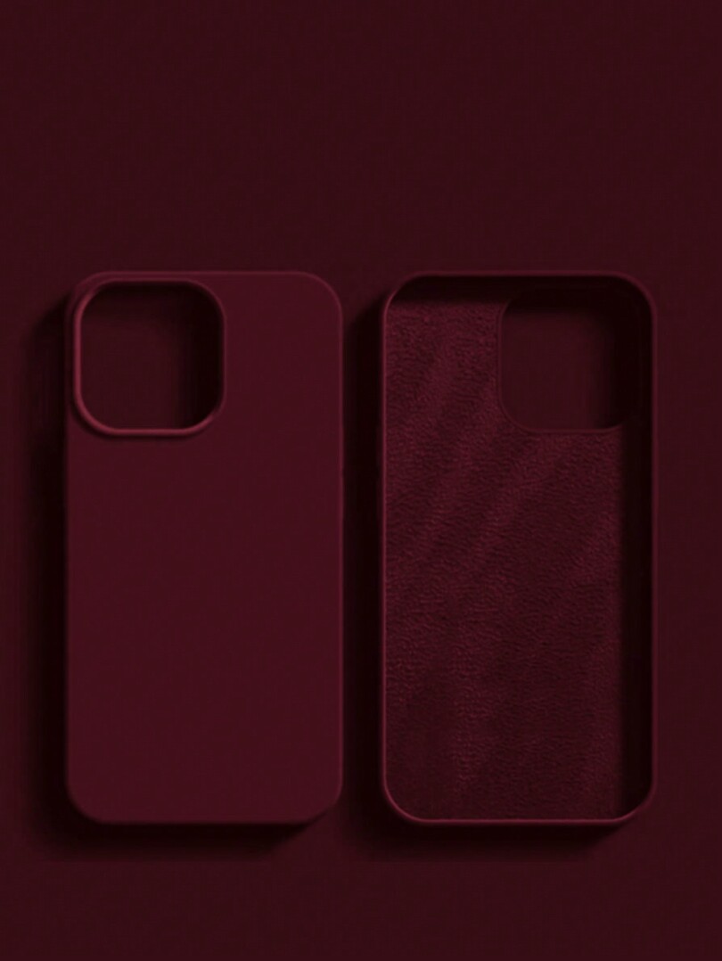 bordowe etui na telefon iphone 14