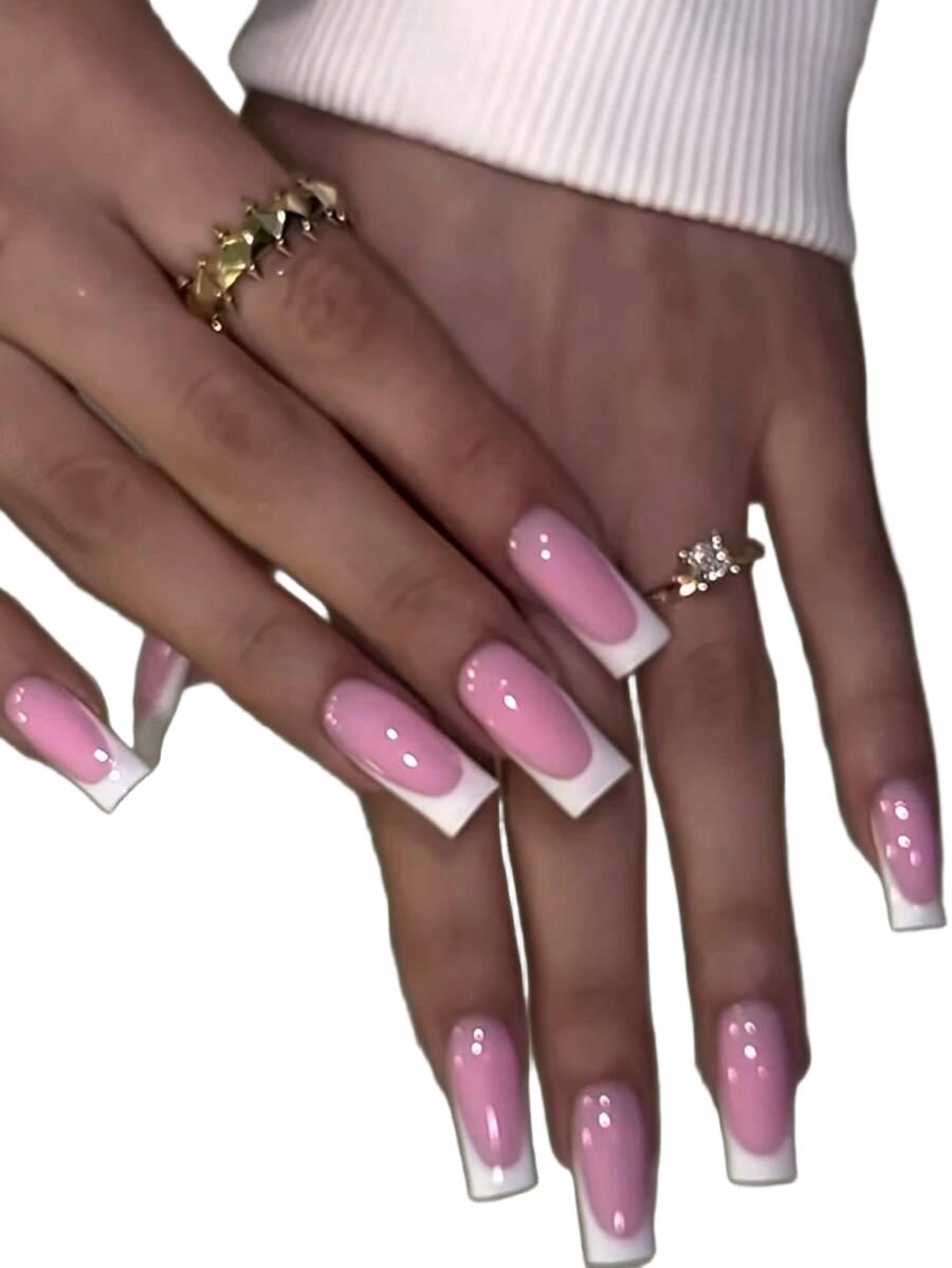 sztuczne paznokcie tipsy french
