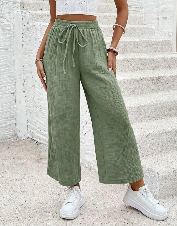 ZIELONE SPODNIE CASUAL