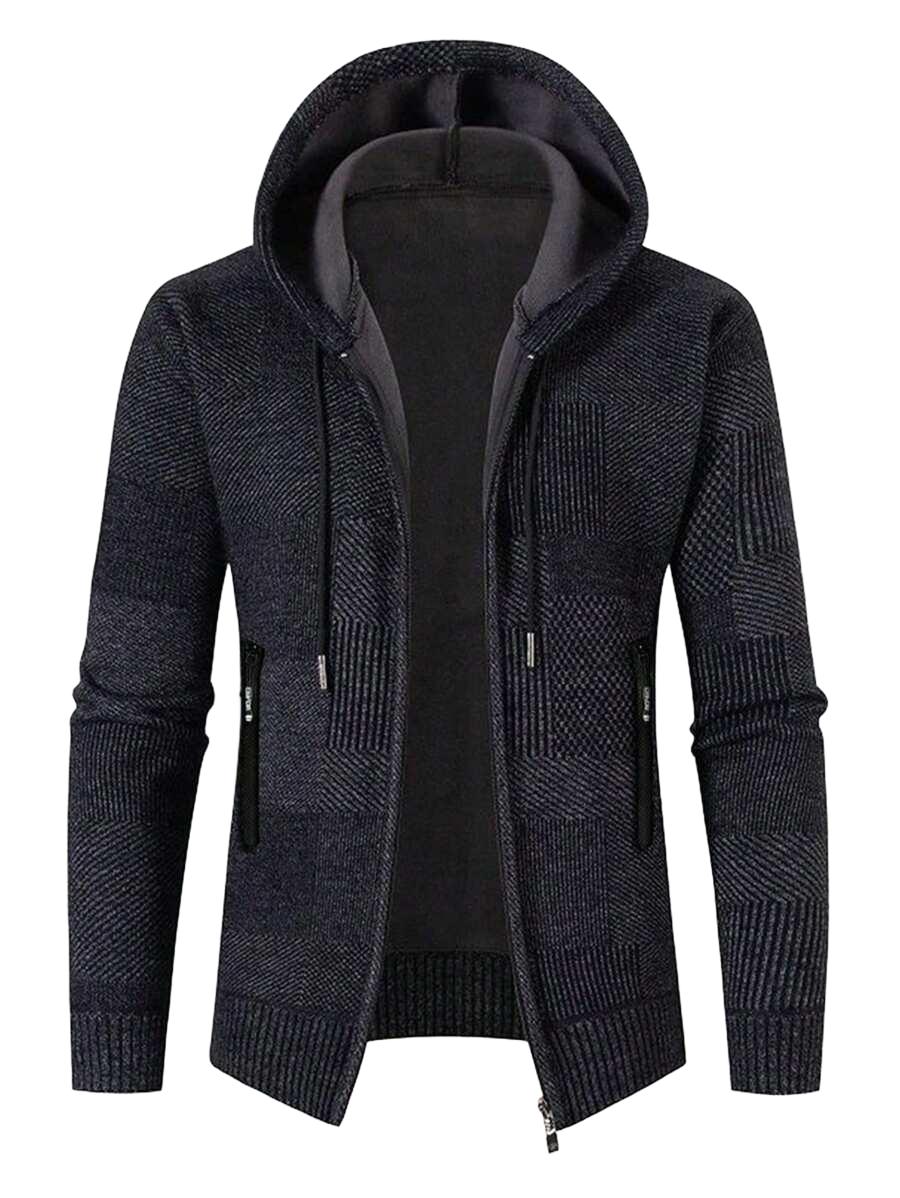 CZARNA BLUZA Z KAPTUREM