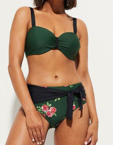 KOMPLET BIKINI Z KWIATOWYM WZOREM 85D