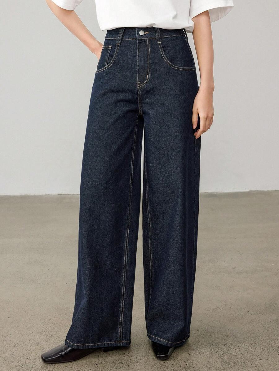 SPODNIE JEANS PROSTA NOGAWKA