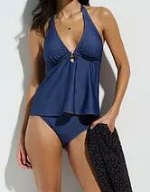 TANKINI DWUCZĘŚCIOWE WIĄZANE NA SZYI