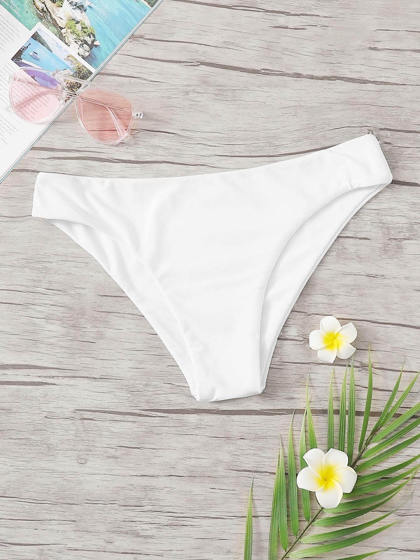 BIAŁY DÓŁ OD BIKINI 