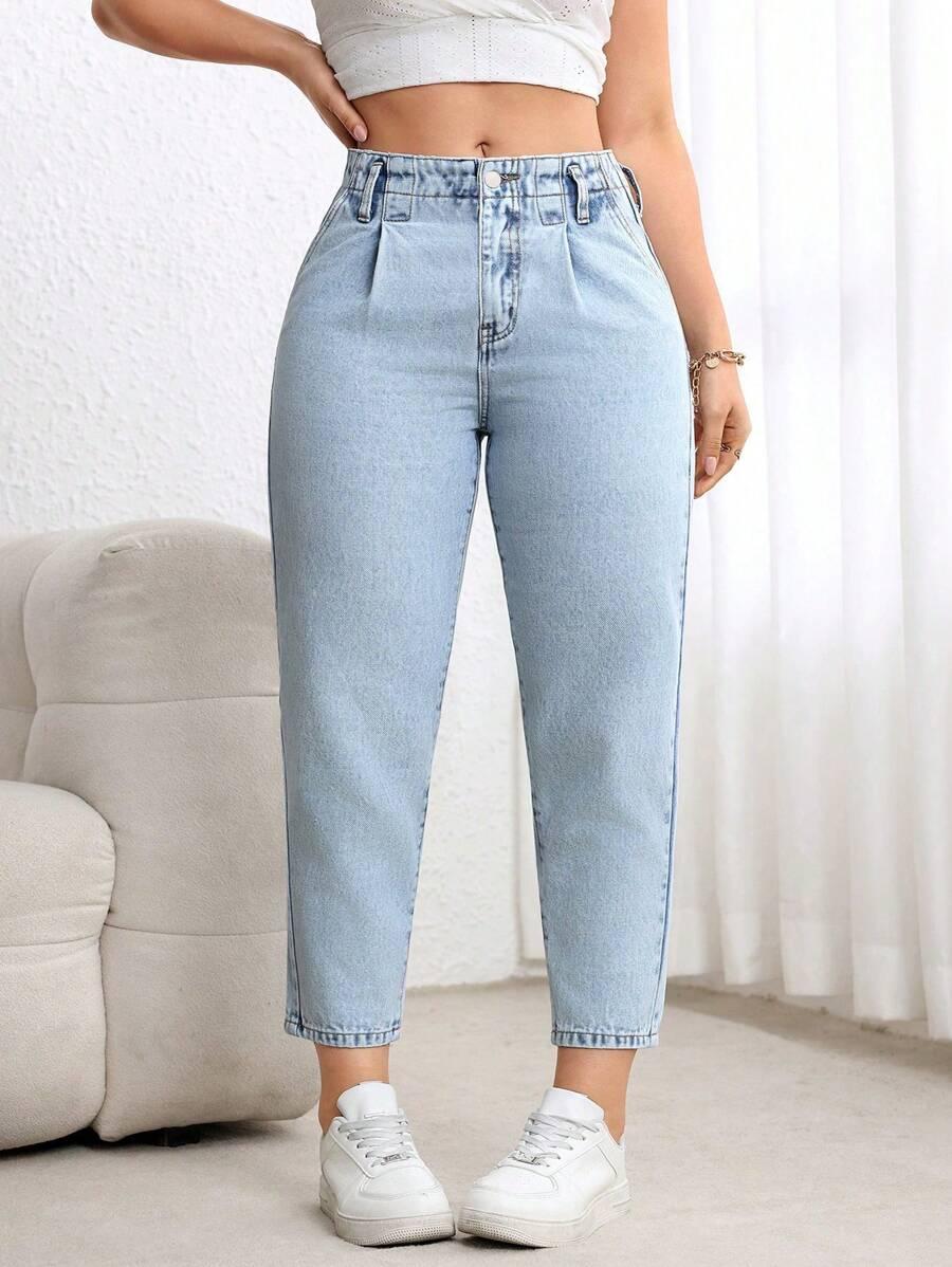 NIEBIESKIE SPODNIE JEANS 