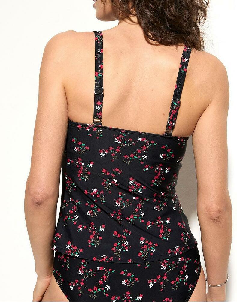 TOP TANKINI W KWIATY