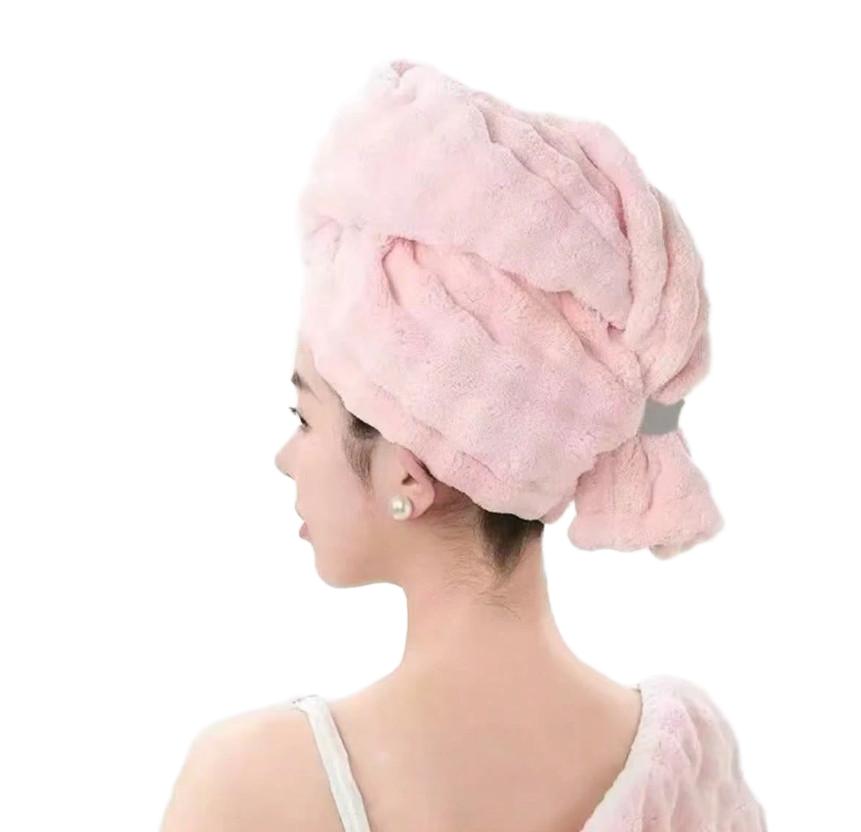 RÓŻOWY TURBAN DO WŁOSÓW