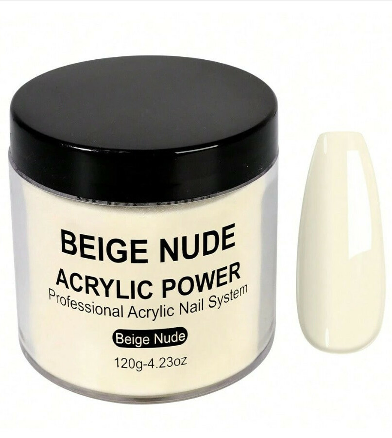 PROSZEK AKRYLOWY DO PAZNOKCI beige nude
