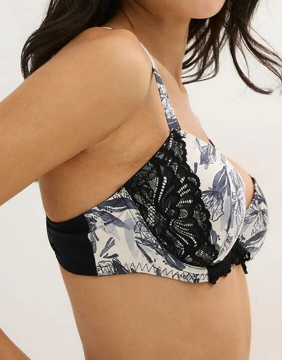 BIUSTONOSZ DAMSKI PLUS SIZE USZTYWNIANY ZAPIĘCIE Z TYŁU