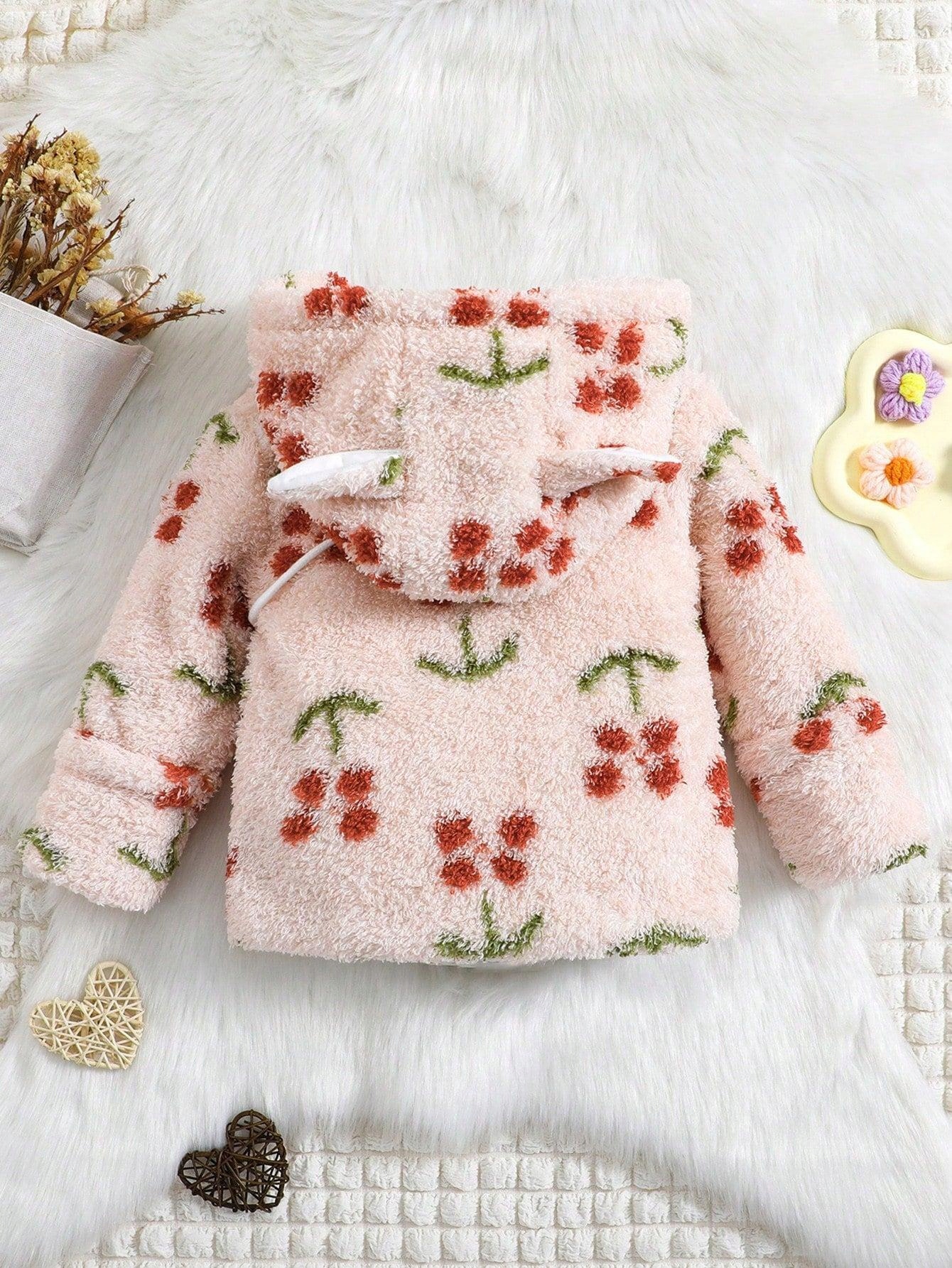 bluza z kapturem miś