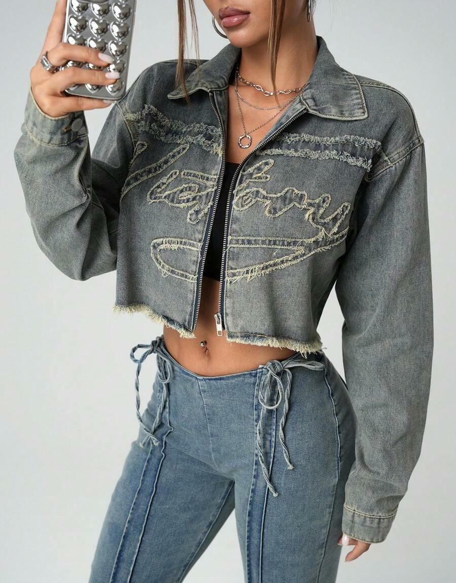 KURTKA JEANS ZAMEK
