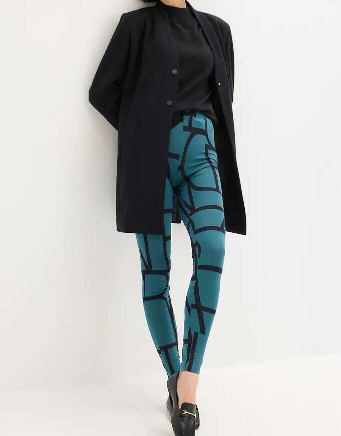 LEGGINSY DAMSKIE ZE WZOREM