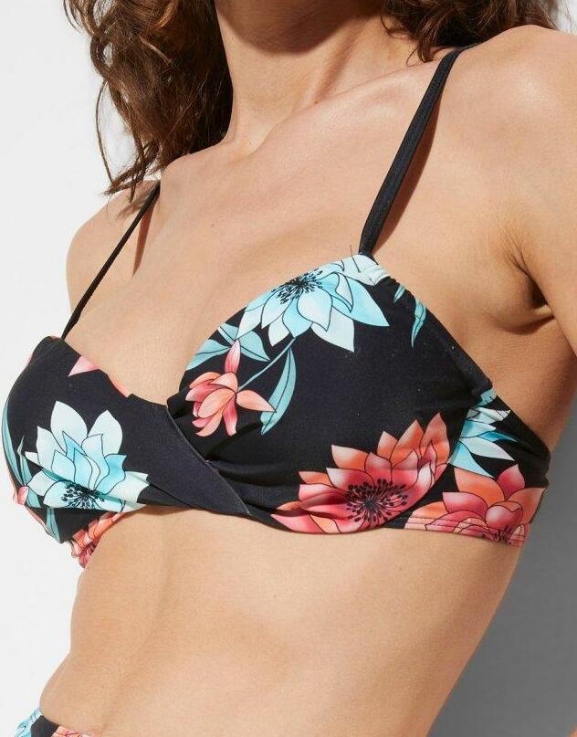 GÓRA OD BIKINI W KWIATY 