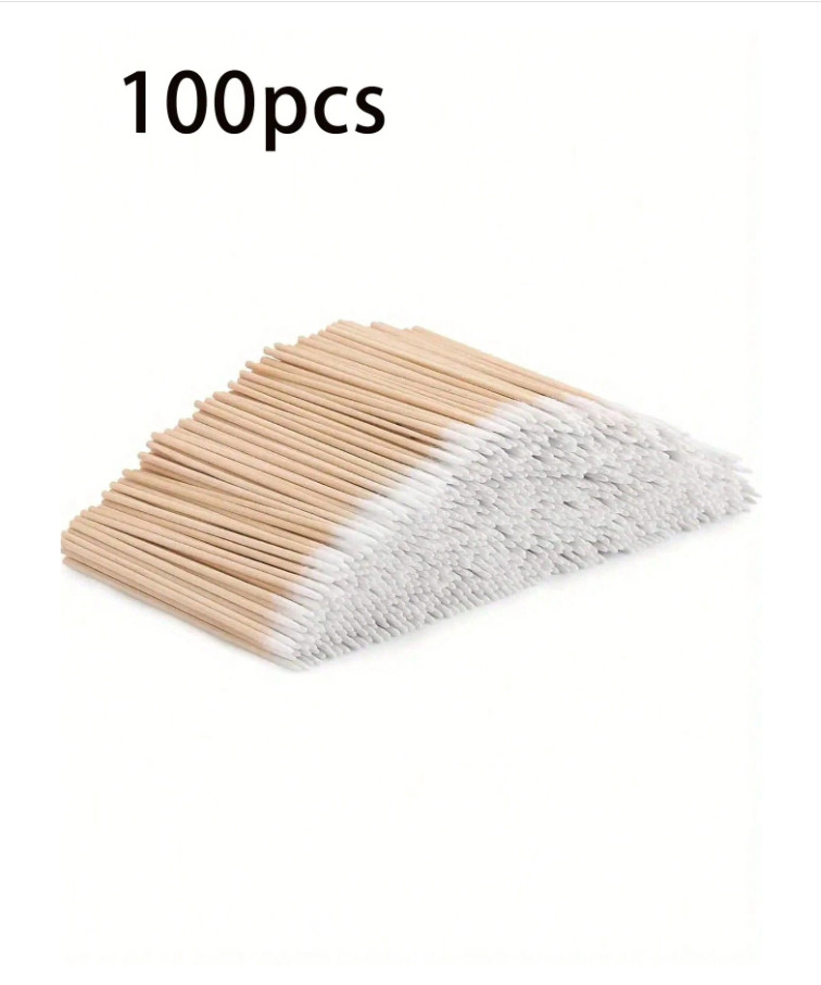 drewniane aplikatory 100szt. 