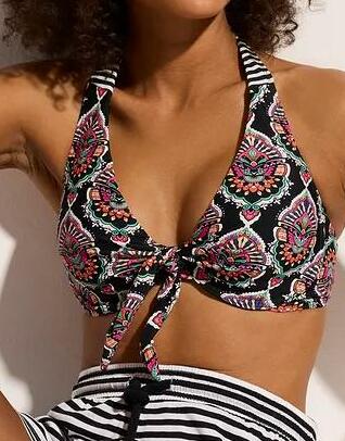 BIUSTONOSZ BIKINI Z NADRUKIEM