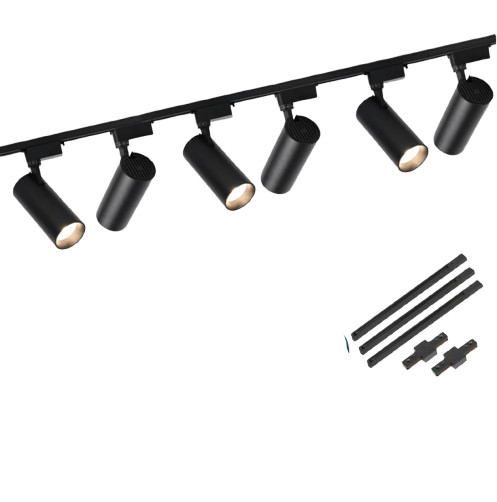 czarna lampa wisząca 6szt