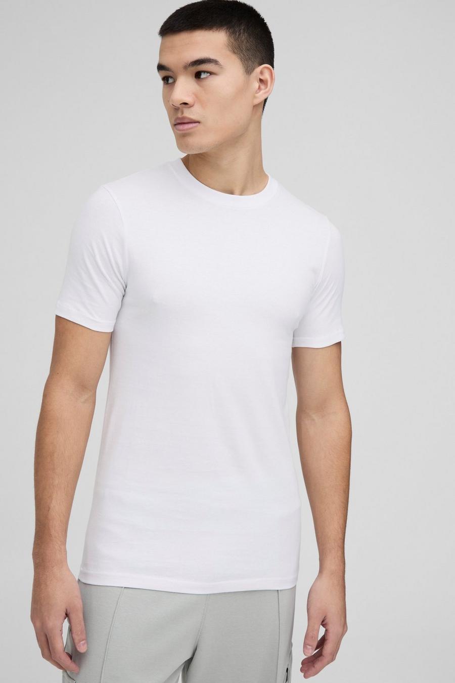 BIAŁY T-SHIRT BASIC