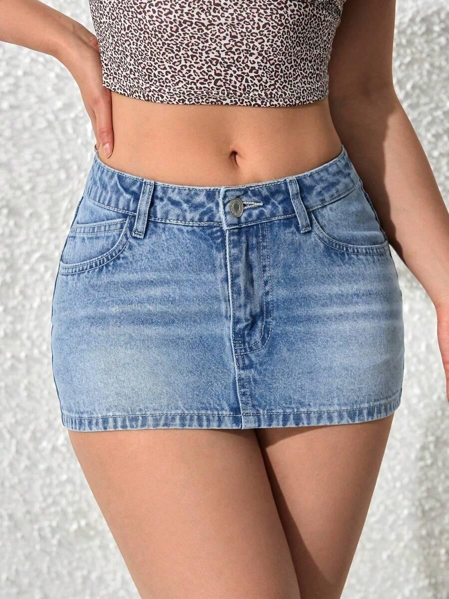 mini spódnica jeans 